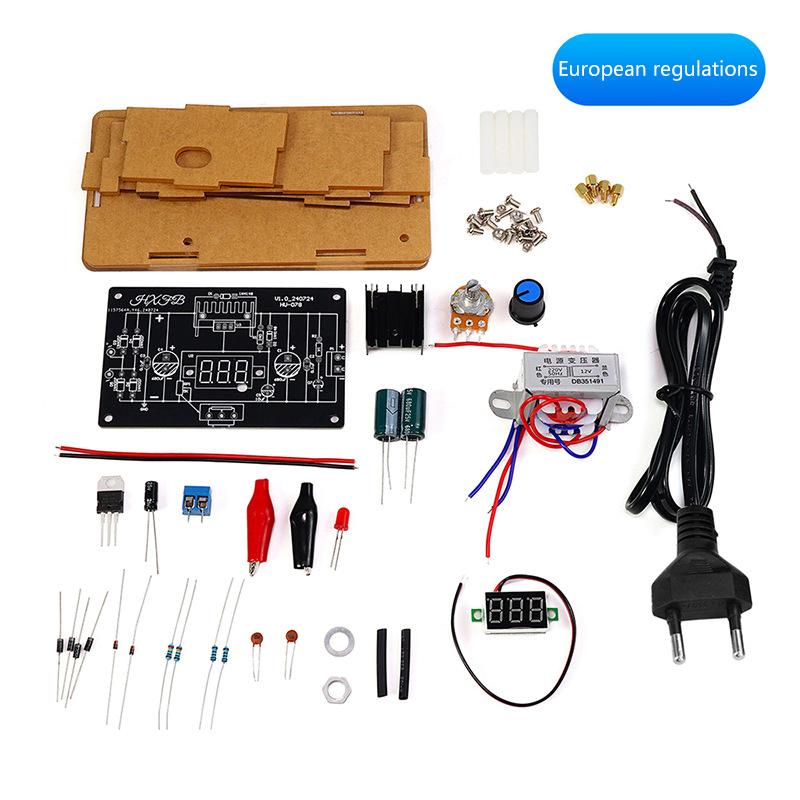Lm317 Adjustable Power Supply Diy Kit Dc Regulated Power Supply Voltage Module Component Welding Electronic Production Bulk