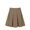 PLAYBOO Wool Like Pleated Skirt W Inner Pants