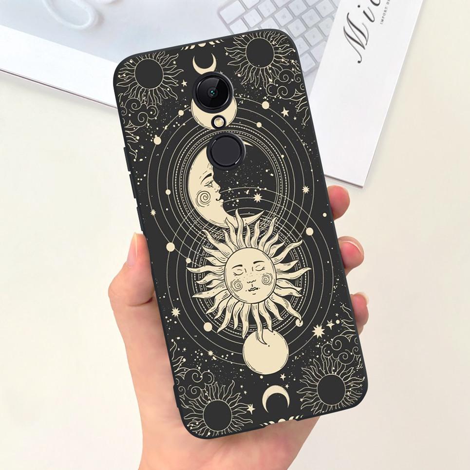 For Xiaomi Redmi 5 5a 5 Plus Case Astronaut Black Moom Midnight Pattern Soft TPU Silicone Fundas For Redmi5 5Plus 5+ Housing