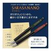 Zebra Sarasa Nano Gel Pen, 0.38mm, 10-Color Set (P-JJX72-10C-AZ) - Crisp Lines Even with Ultra-Fine Tip, Features "Urufwa Cushion" for Smooth