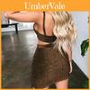 Premium Quality 2 Piece Women Bodycon Two Piece Crop Top And Skirt Set For Stylish Parties
