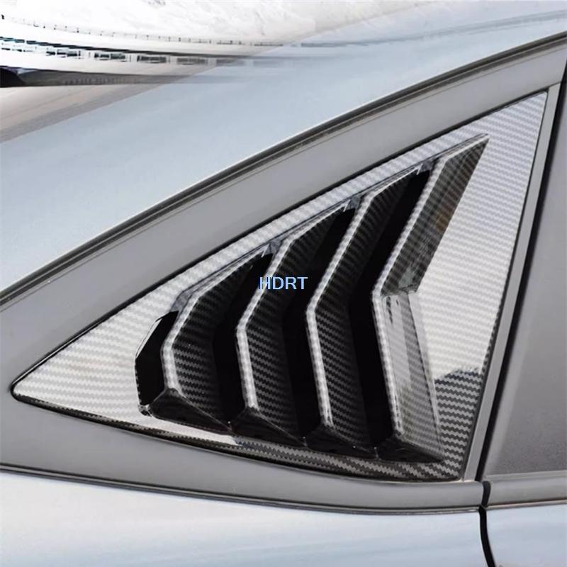 For Changan Lamore/Eado 3th  + Accessories Exterior Sticker Car Style Rear Triangle Side Window Blind Louver Cover Body Kit