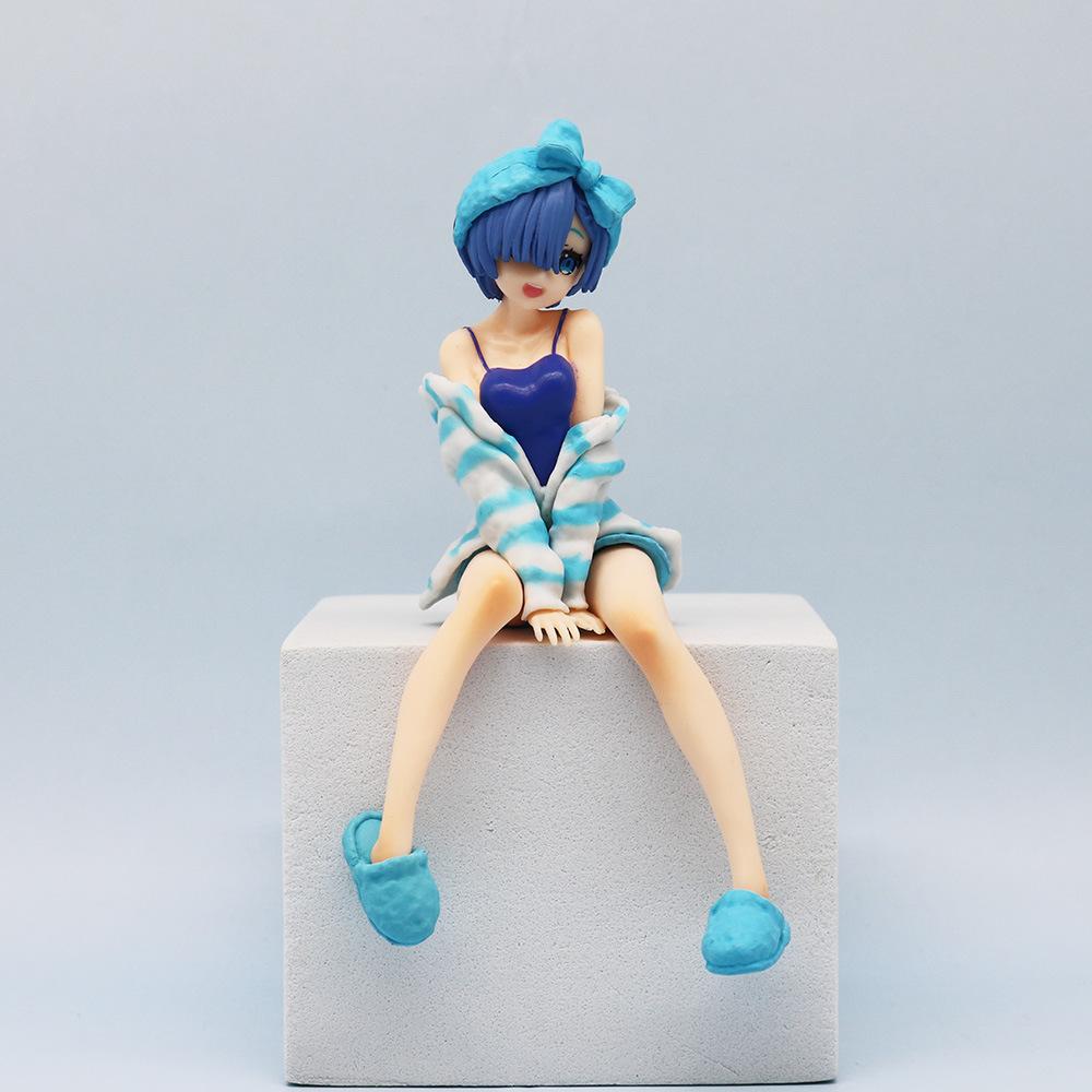 

Clothes Home Ram Rem Animation Doll Car Decoration Table Decoration Pvc Material синій