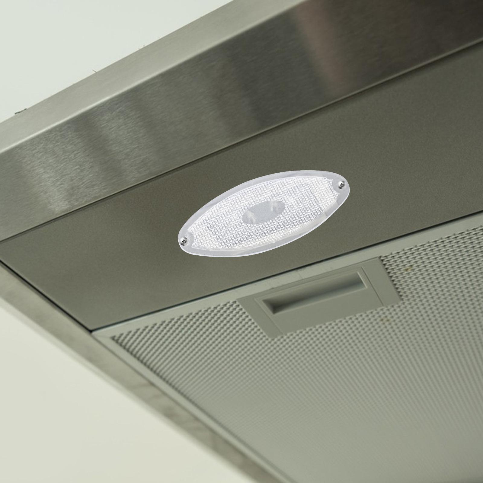 2Pcs Range Hood Lighting Lens Chinese Style Plastic Lamp Shade Replacement for Vent Hood Light Covers Kitchen Use white