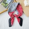 Thin Cotton and Linen Small Square Scarf Fresh and Breathable Women's Soft Literary and Decorative Small Silk Scarf Summer Scarf Women's Versatile 