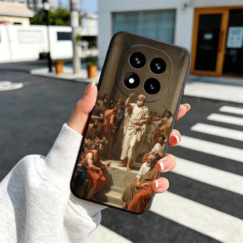 

Renaissance Aesthetics Art Painting Soft Phone Case for Xiaomi Redmi Note 12 13 14 15 Pro Plus 11 12S 11S 11T 10 4G Black Cover Redmi Note 13 4G