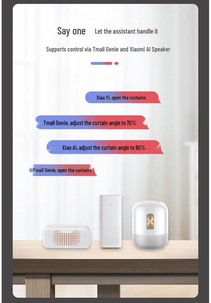 Graffiti Smart Curtain System: Cross-border Motorized Control Set