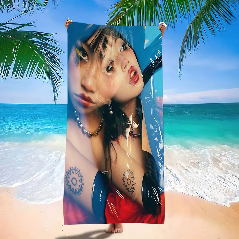Beatopia Music Album Posters Beabadoobee Star Microfiber Printed Beach Towel Mountain Climbing Beach Swimming Absorbent Towel