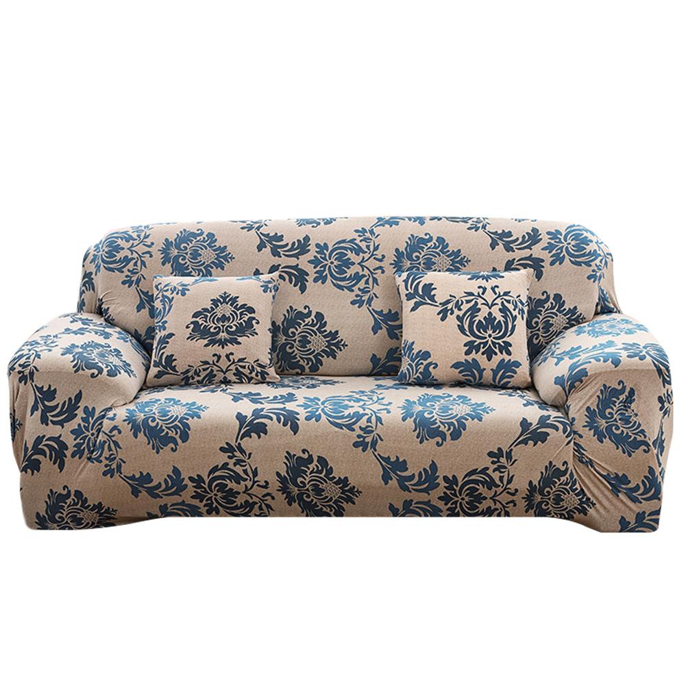 

Эластичный чехол для дивана, универсальный чехол для дивана с принтом, чехол для двухместного дивана, полиэстеровый защитный чехол для мебели с 1 наволочкой 1-seater 90-140cm