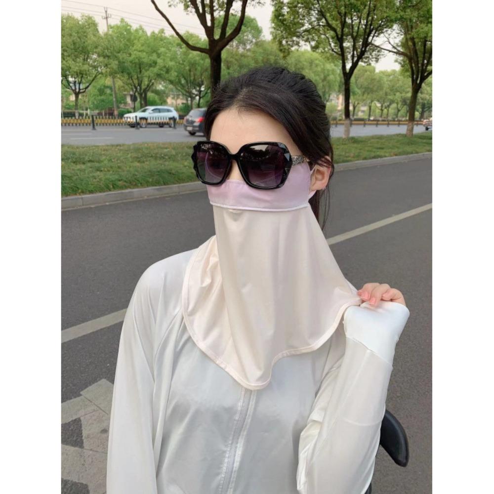 

3D Anti-UV Neck Scarf UPF50+ Sunshade Face Mask New Sun Protection Mask Cycling Style B