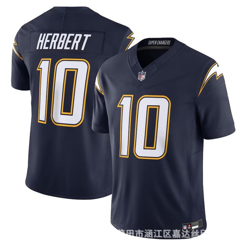 Los Angeles Chargers NFL Football Jersey Third Generation Embroidered Uniform 10 Herbert 13 97