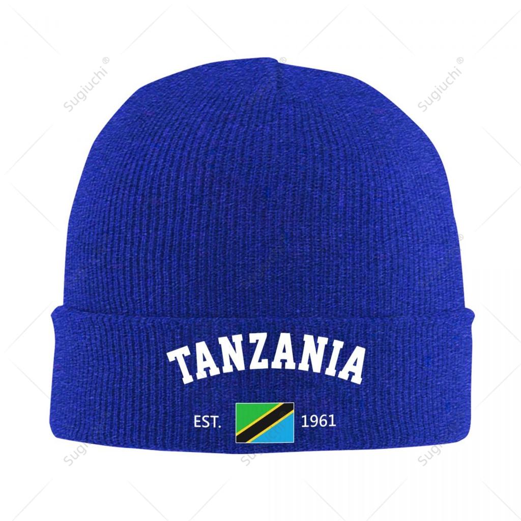 Knitted Hat Unisex Tanzania EST Independence Day For Unisex Women Boys Winter Autumn Beanie Cap Warm Bonnet