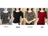 Damen Leopardenmuster Mesh Top mit halblangen Ärmeln und Taillengürtel - Sommer 2024 Kollektion