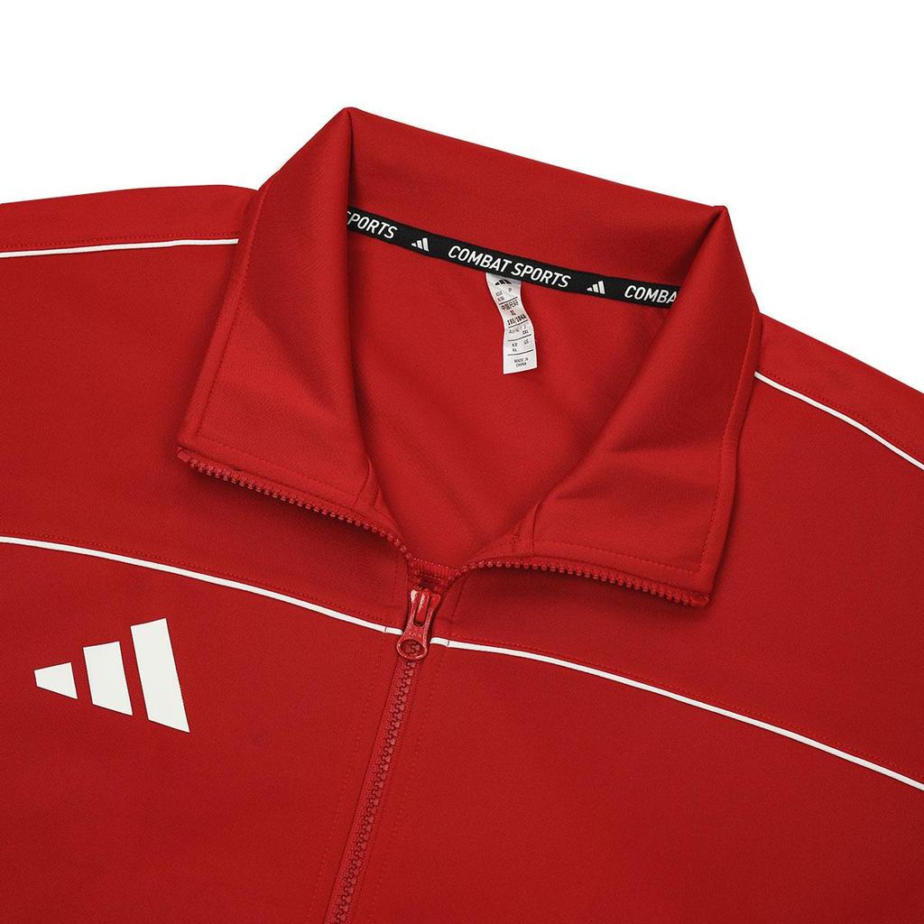 adidas Men's Taekwondo TR401CS Full Zip Jacket Red White TR401CS-RW