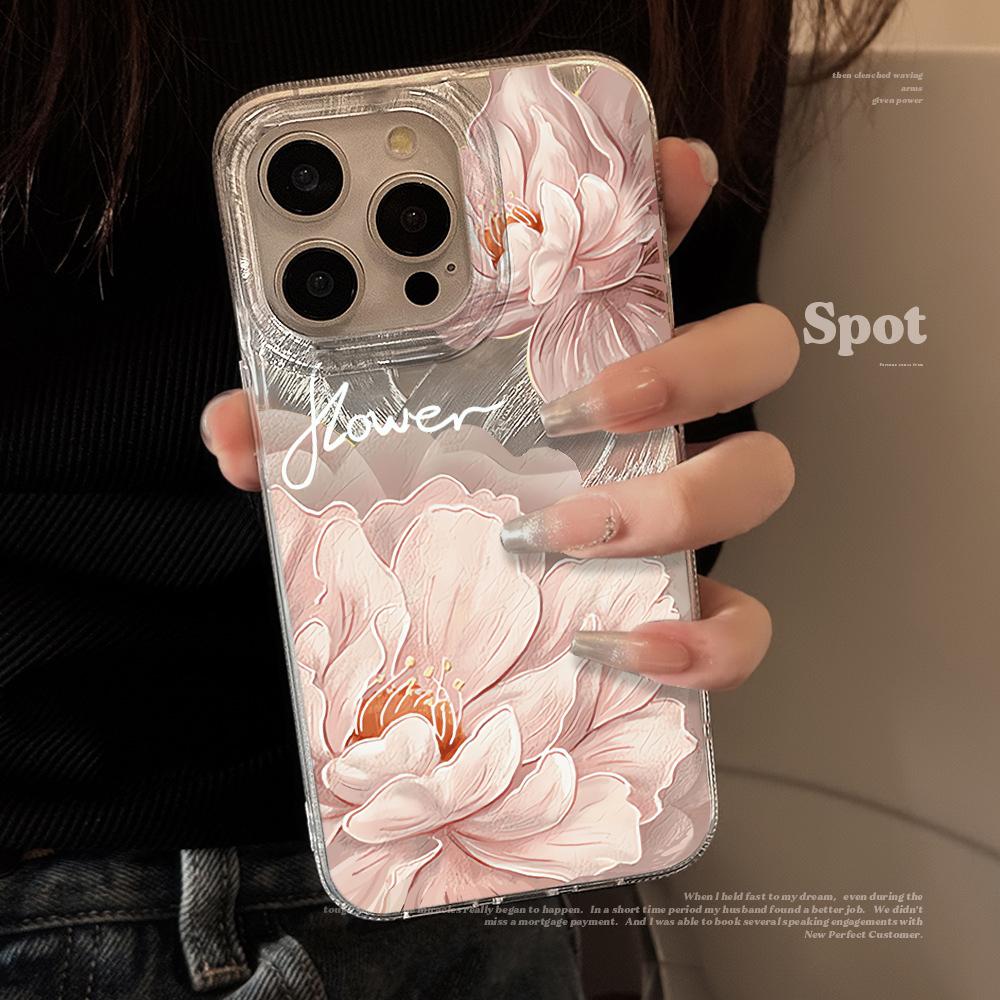 

Милый чехол для iPhone 16 17 15 Pro Max Чехлы iPhone 17 11 12 13 ProMax 14 15 16 Plus 7 16E XS XR Ударопрочный Розовые Цветы Fundas iPhone 7