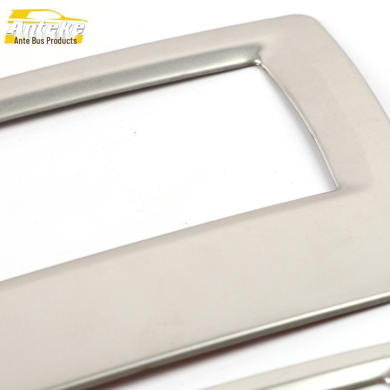 Hanteng X7 Rear Storage Box Stainless Steel Decorative Sticker