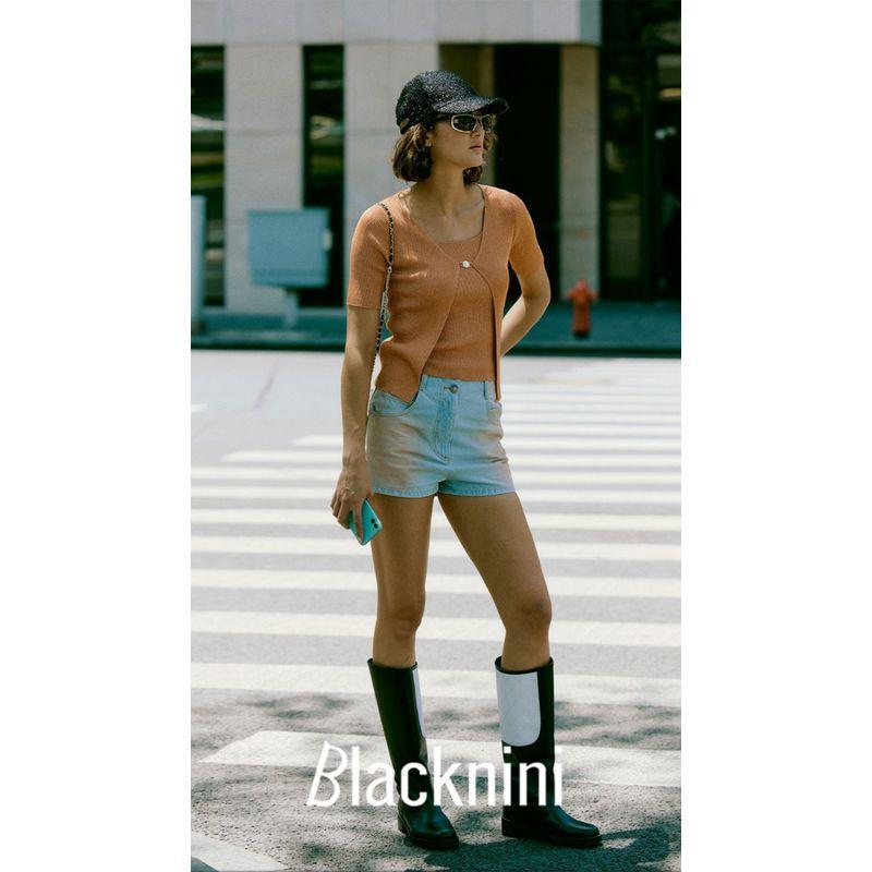 

Yin Huafu Third Anniversary/ Fragrance Classic Mid-Ancient Double C Dyed Cool Feeling Gold and Silver Silk Accessible Luxury Thin and Glittering Suit Orange Gold-Suit (Cardigan + Sling M (Waffle size)