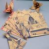 Square Origami Craft Paper - Retro Style Prints for DIY Projects