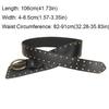 Gothic Adjustable Metal Rivet Belt PU Leather Western Cowgirl Wide Cummerbunds Y2K Harajuku Waist Corset Pants Decorative