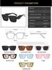 New Trend Luxury Sunglasses Women Vintage Square Sun Glasses Fashion Retro Cat Eye Eyewear Ladies Eyeglasses