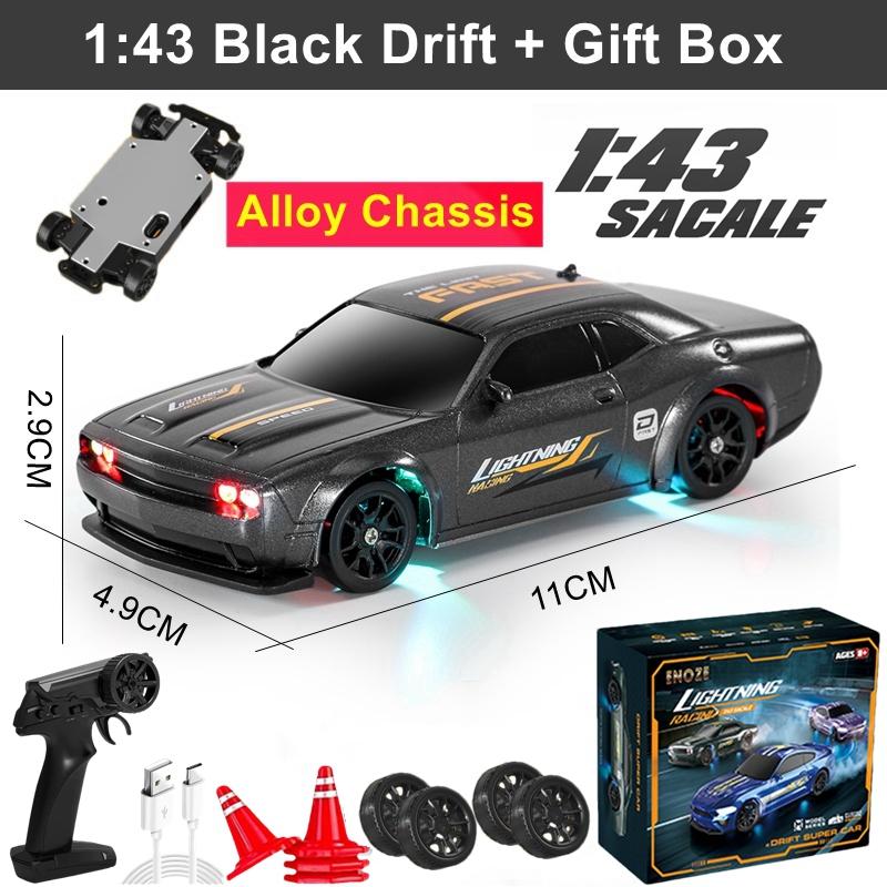 1/64 Or 1/43 Mini Drift Rc Car Remote Control Racing Vehicle With Led Lights Radio Controlled High Speed Car Desktop Toys