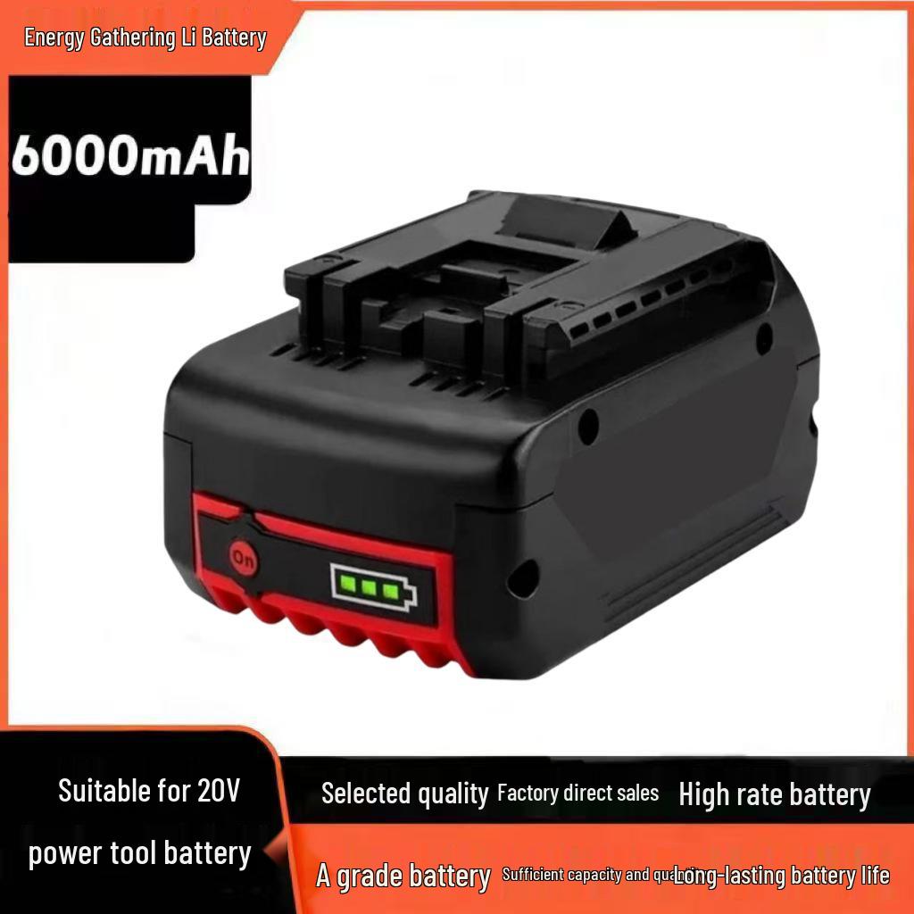 Совместимая 18-вольтная литиевая батарея для электрических дрелей Bosch BAT609 BAT618 10 cells 3.0Ah