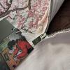 Derschutze Men's Trendy Winter 2025 Cherry Blossom Embroidered Hooded Cotton Jacket