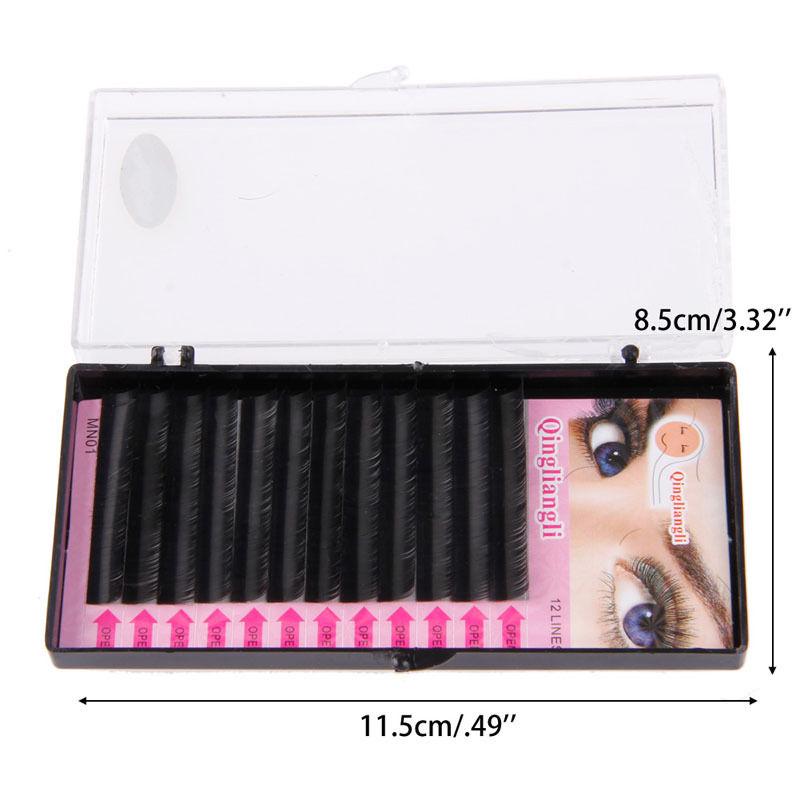 3D Volume Individual Blink Tray Lash 0.1mm C Curl False Eyelash Extension