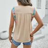 YYFS Women's Fashion Casual Summer Spring Sleeveless O-Neck Blouses & Shirts