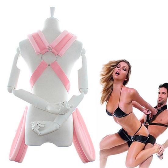Adult Sex Bondage Begrensninger Håndjern Justerbare stropper Tau BDSM Erotisk leketøy