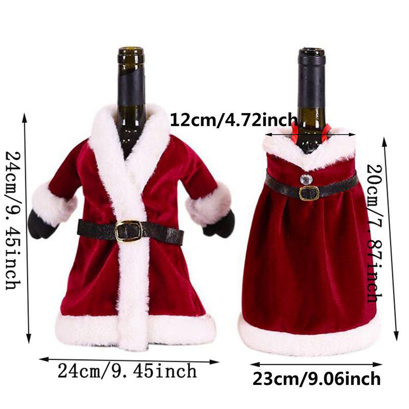 Christmas Wine Bottle Cover Merry Christmas Decorations For Home2026 Christmas Ornament Xmas Navidad Natal Gifts New Year 2026