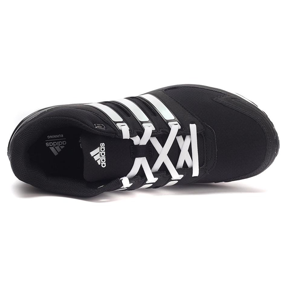 Adidas Falcon Elite 3 PE Series Comfortable Versatile Shock Absorbing Non-Slip Low-Top Running Shoes Unisex Running Shoes Black BA8477
