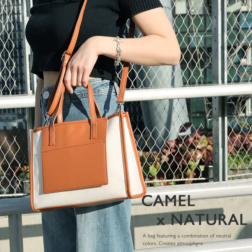 [Dot and Stripe Monopia] 2-Way Divided Tote