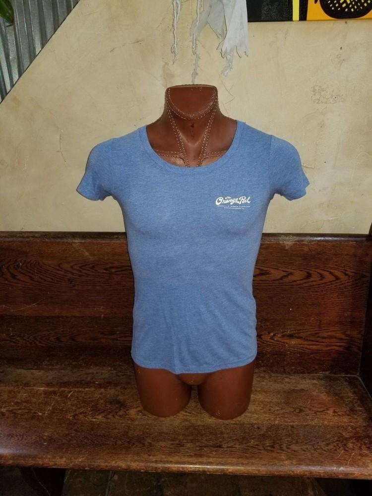 The Orange Peel Krewe Asheville, NC light blue ladies large t-shirt, music venue Unisex T-Shirt S