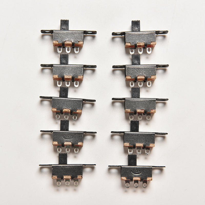 20Pcs 3 Solder Lug Pin 2 Position On/On Spdt Panel Mini Vertical Slide Switch