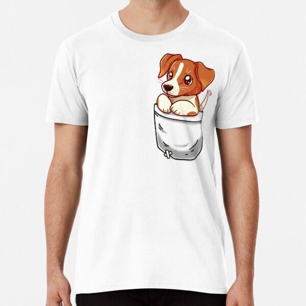 Pocket Cute Jack Russell Terrier T-Shirt S-5XL Best T-Shirt