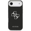 Coque Guess Grained Big 4G Logo Classique pour iPhone Air noir