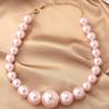 French retro court style pearl necklace female Korean version temperament elegant fashion commuter New Year's collarbone chain