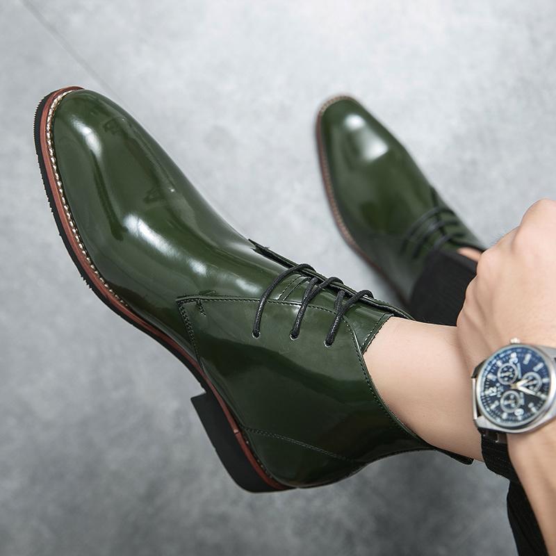 Moda Uomo Moda Stivaletti Chelsea Casual Business Alta Qualità Stivaletti alla Caviglia Gentleman Esemplare Stile Inglese Taglia 38-48 Stivali Uomo