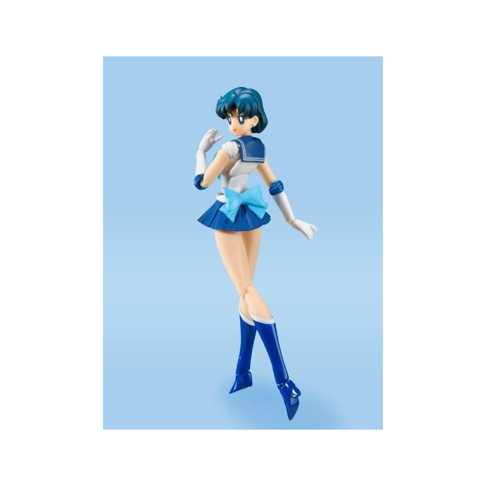 TAMASHII NATIONS S.H. Figuarts Sailor Moon Sailor Mercury Animation Color Edition 140mm PVC Action Figure