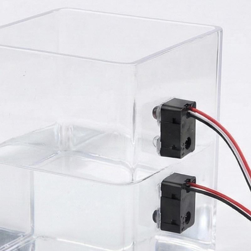 10pcs Photoelectric Sensors Switches Beam Interruption High Sensitivity Fast Response NPN Output for Controllers