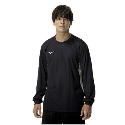 Camiseta NaviDry Manga Comprida Modelo Tamanho L, Decote U, Absorção de Umidade, Secagem Rápida, Roupa Íntima, 32MAC197, Preto/Branco,