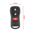 2Pcs Remote Key Fob For Nissan Frontier Titan Xterra CWTWB1U733