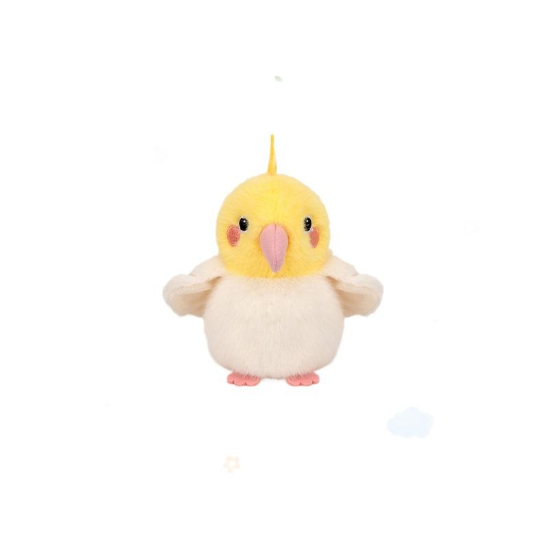 Simulation bird plush toy cute sparrow parrot doll zoo commemorative gift