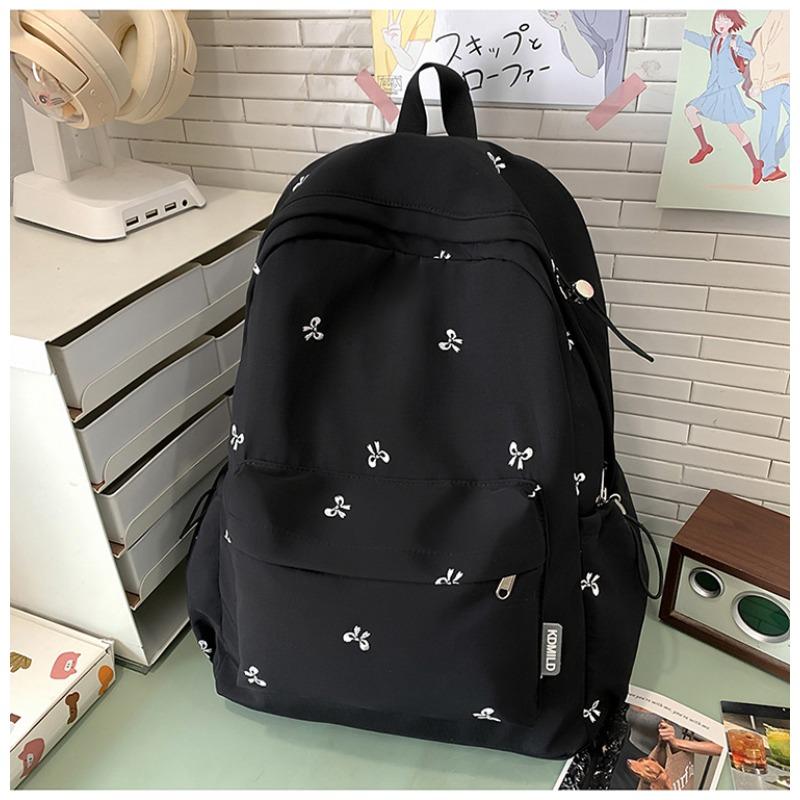 New Japanese Ins High-value, Fresh and Sweet Candy-colored Bow Backpack, Lightweight Backpack for Junior and Senior High School Students
