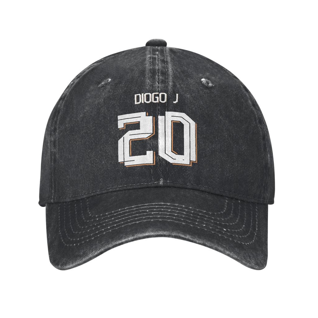 Vintage Czapka Baseballowa Diogo Jota dla Unisex Kobiet Zniszczona Wypłukana Snapback Kapelusz Piłka Nożna Piłka Nożna Aktywności na Świeżym Powietrzu Regulowane Czapki
