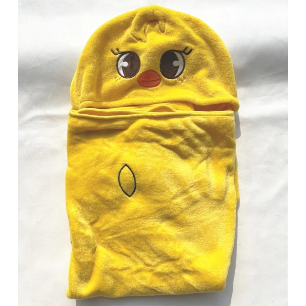 MINISO Kpop Skzoos Hooded Blanket Cartoon Cute Flannel Lazy Shawl Cape Blankets Bangchan LeeKnow ChangBin Felix Gifts Home Decor