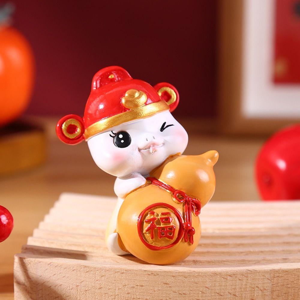 Cute New Year Snake Figurine Traditional Small Snake Ornament  New Year Decoration Gifts