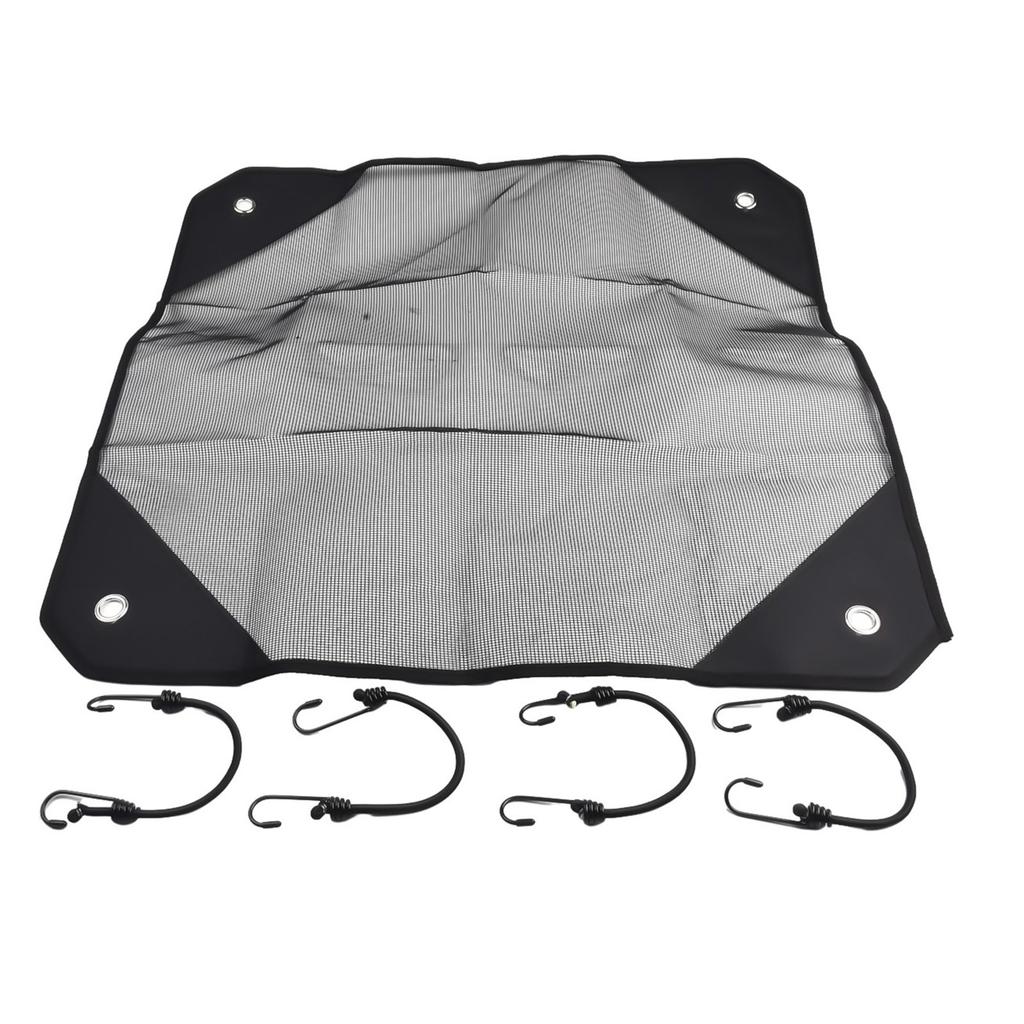 Air Conditioner Cover AC Cover Air Mesh Black Bungee Cords Central Guard Heavy Duty Leaf Outside Parts Replacement