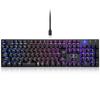 Mechanical Gaming Keyboard with Japanese Red and Blue 109 USB Wired Full Key Collision RGB LED Compatible with Windows and Mac JP Layout Keyboard for